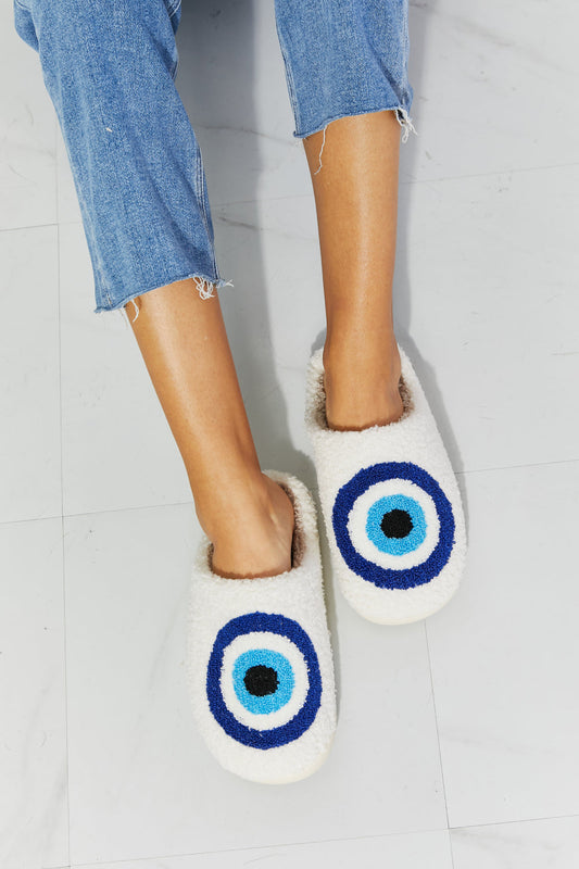MMShoes Eye Plush Slipper - Premium  from Momma Done Gone Crafty- Just $26.99! Shop now at Momma Done Gone Crafty