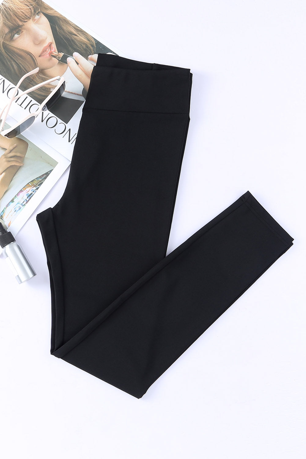 Black Criss Cross Tummy Control High Waist Leggings - Premium Bottoms from Momma Done Gone Crafty- Just $14.00! Shop now at Momma Done Gone Crafty