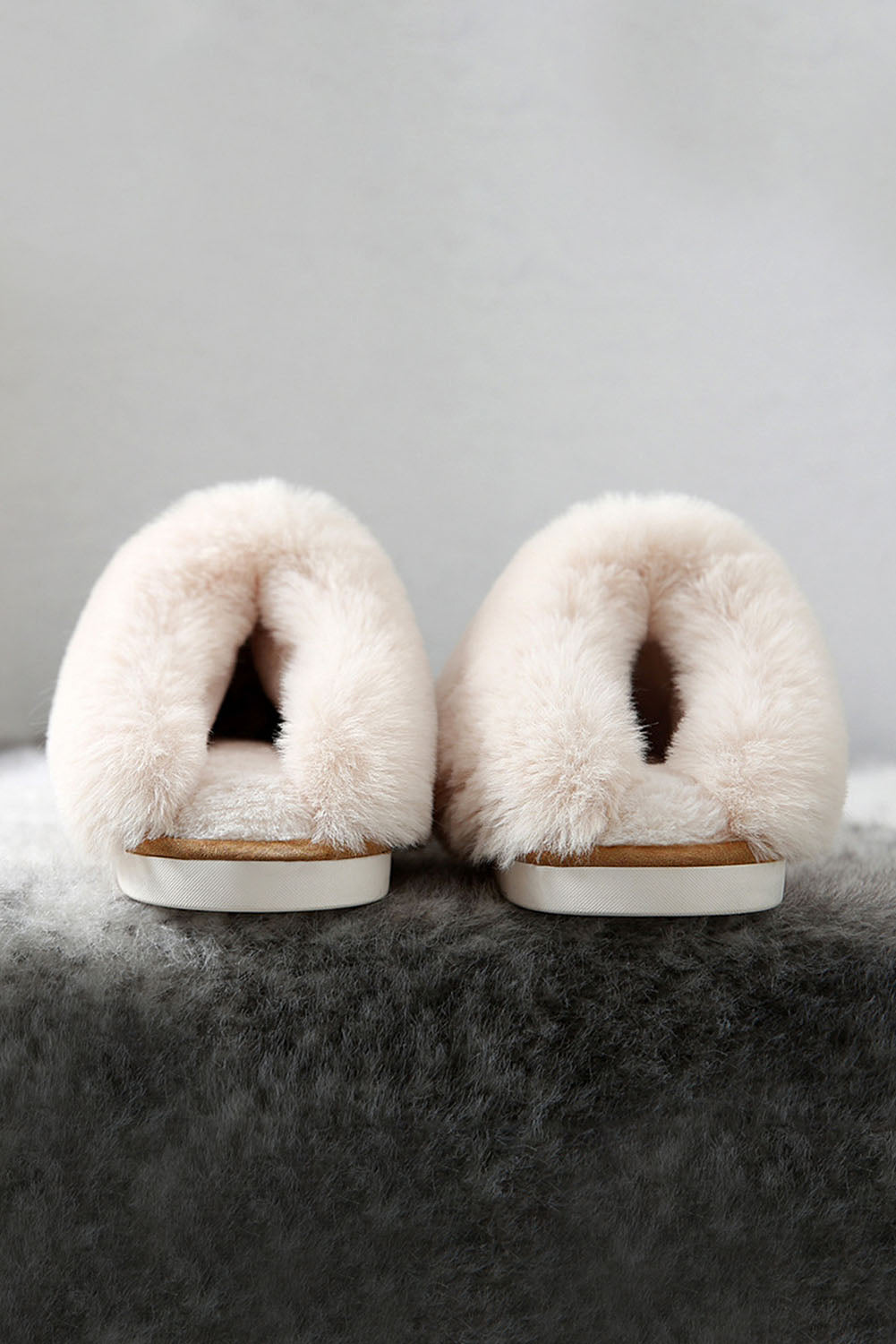 Camel Plush Suede Winter Home Slippers - Premium Shoes & Bags/Slippers from Momma Done Gone Crafty- Just $23.99! Shop now at Momma Done Gone Crafty