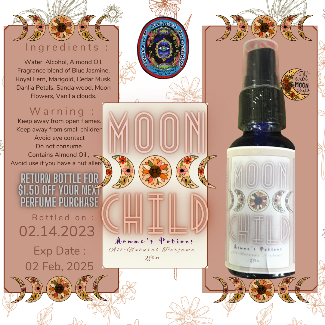 Moon Child Perfume - Premium  from Momma Done Gone Crafty- Just $18.00! Shop now at Momma Done Gone Crafty