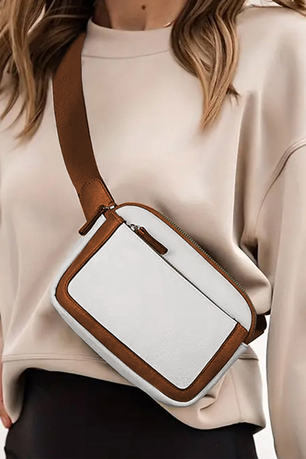 White Adjustable Strap Mini PU Leather Crossbody Bag - Premium Shoes & Bags from Momma Done Gone Crafty- Just $18.99! Shop now at Momma Done Gone Crafty