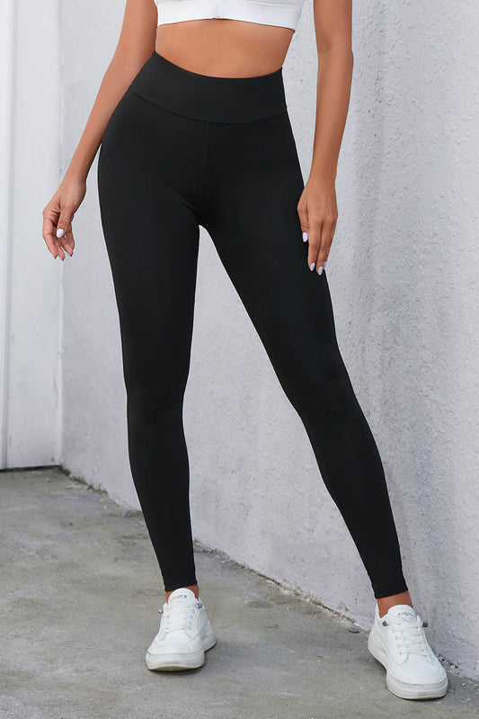 Black Criss Cross Tummy Control High Waist Leggings - Premium Bottoms from Momma Done Gone Crafty- Just $16.99! Shop now at Momma Done Gone Crafty