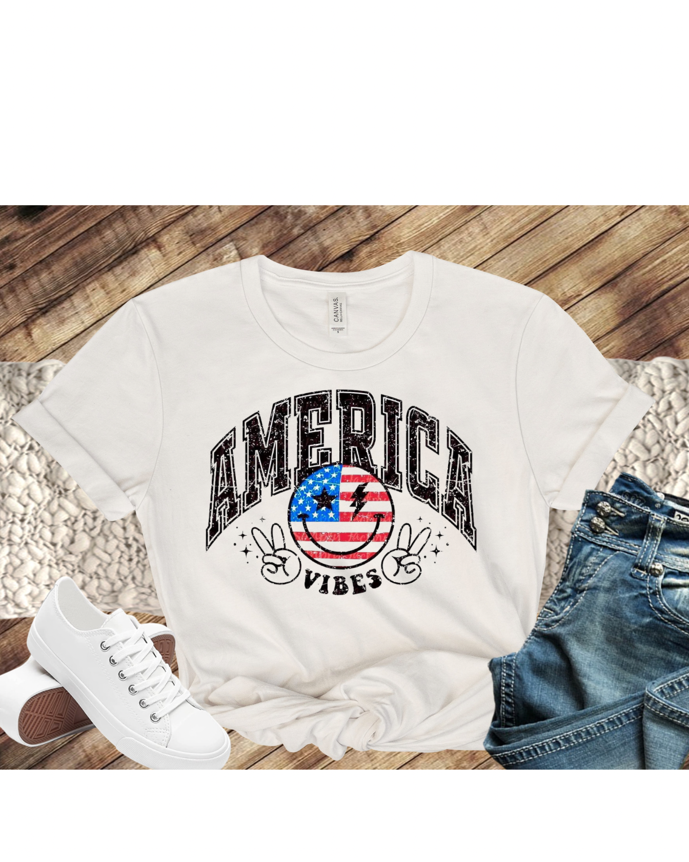 America Vibes - Premium  from Momma Done Gone Crafty- Just $25.00! Shop now at Momma Done Gone Crafty