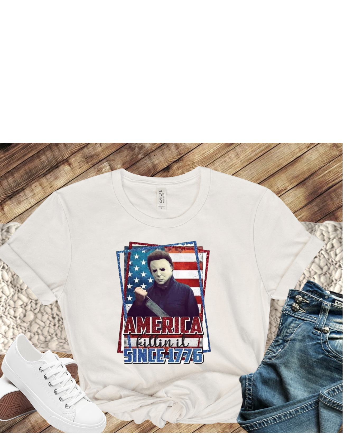 America Killin it - Premium Sublimation from Momma Done Gone Crafty- Just $25.00! Shop now at Momma Done Gone Crafty