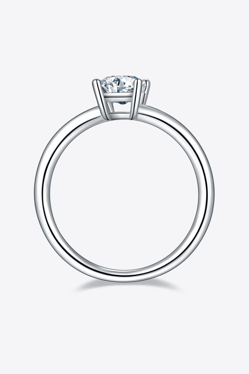 1 Carat Moissanite 925 Sterling Silver Solitaire Ring - Premium  from Momma Done Gone Crafty- Just $105.99! Shop now at Momma Done Gone Crafty