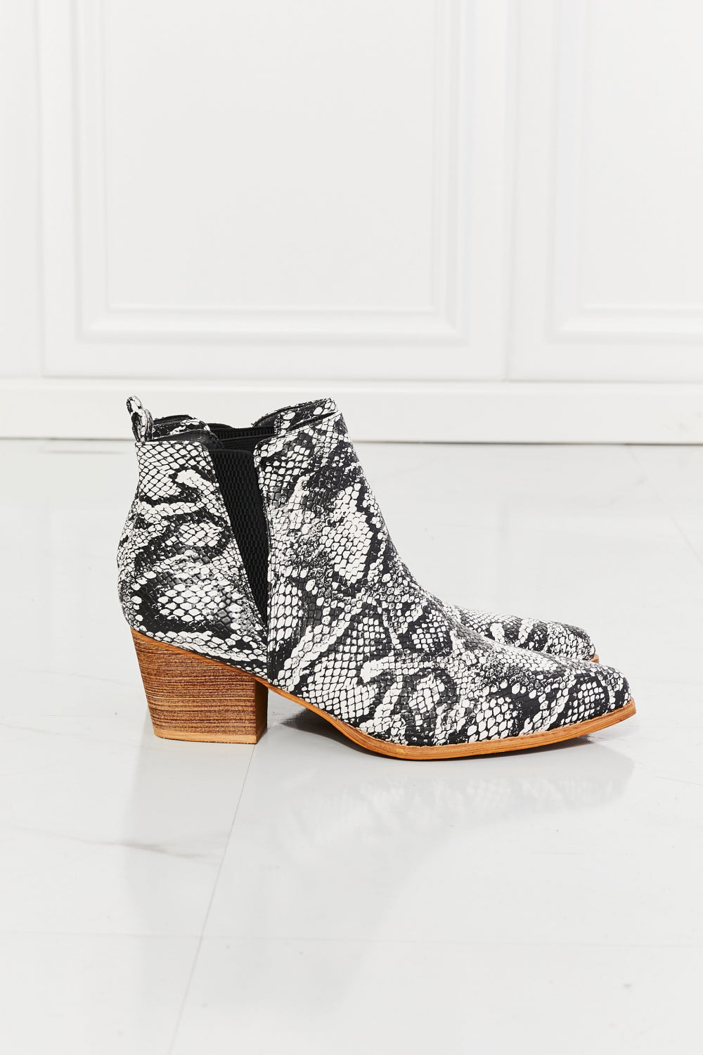 MMShoes Back At It Point Toe Bootie in Snakeskin - Premium  from Momma Done Gone Crafty- Just $54.99! Shop now at Momma Done Gone Crafty