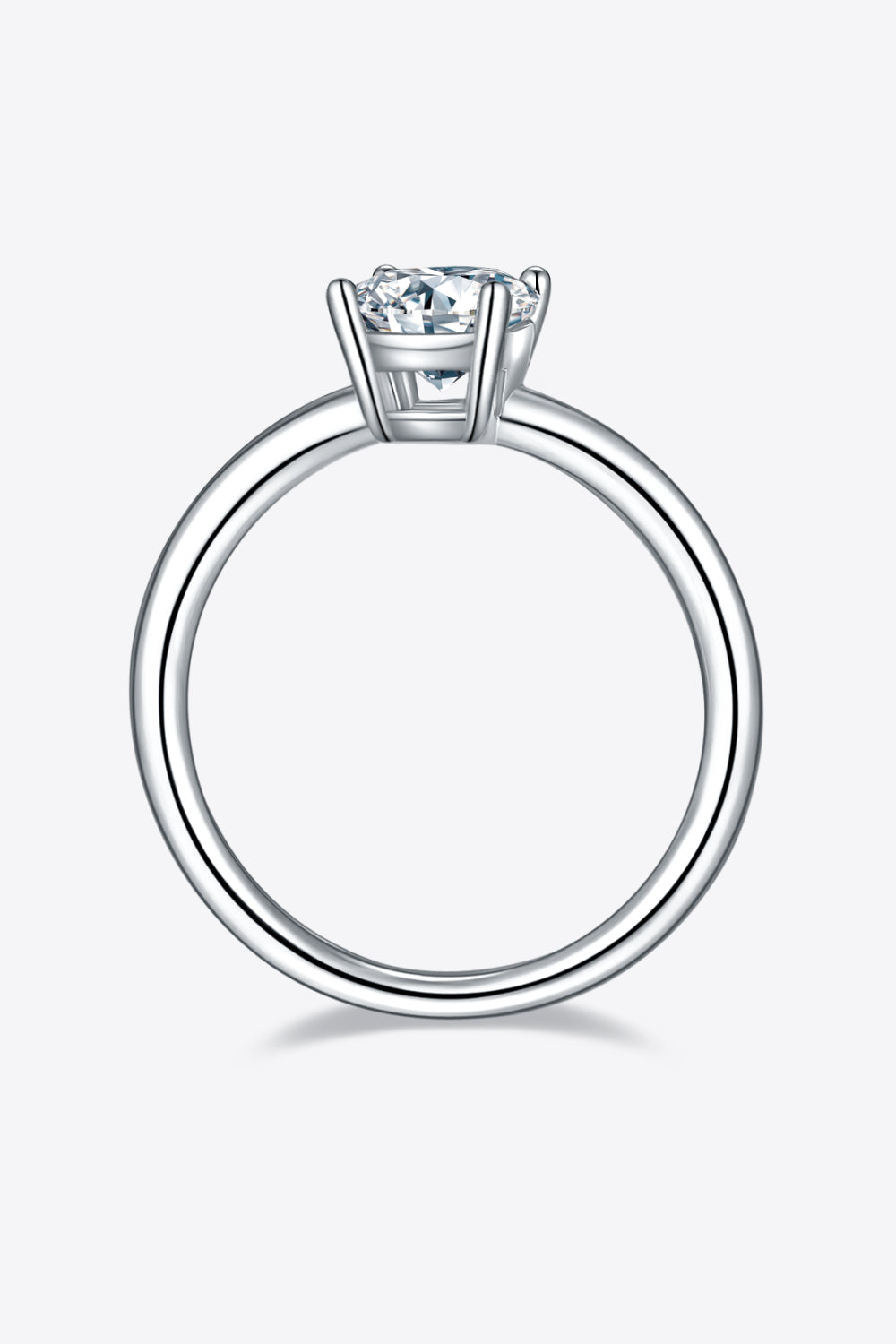 1 Carat Moissanite 925 Sterling Silver Solitaire Ring - Premium  from Momma Done Gone Crafty- Just $105.99! Shop now at Momma Done Gone Crafty