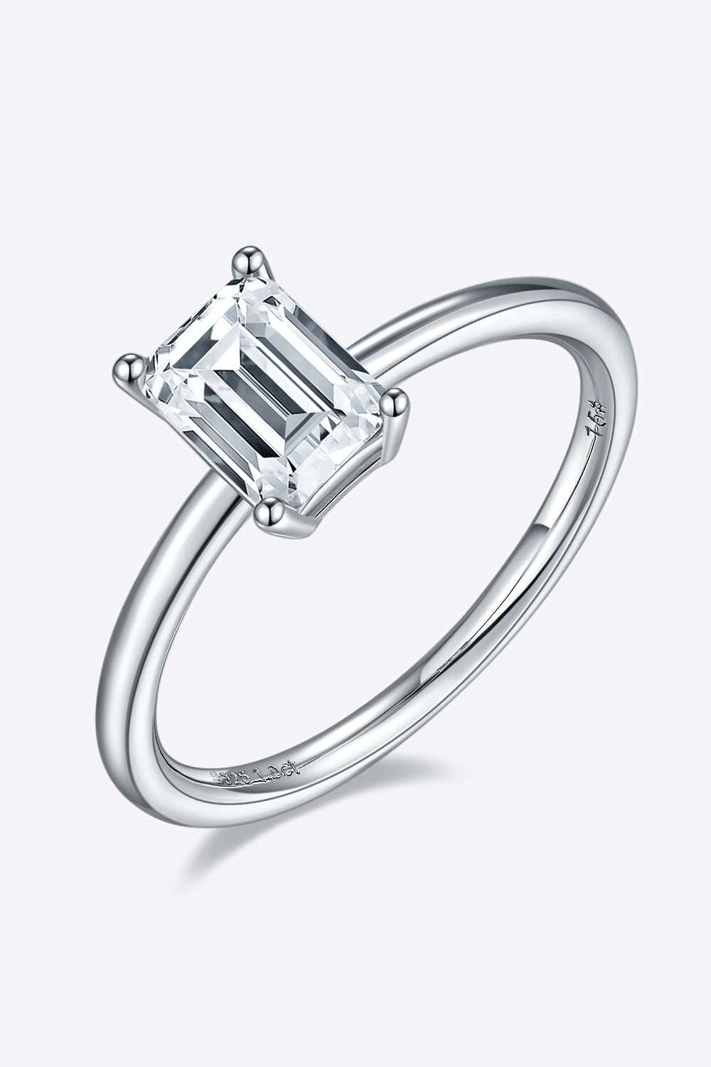 1 Carat Moissanite 925 Sterling Silver Solitaire Ring - Premium  from Momma Done Gone Crafty- Just $105.99! Shop now at Momma Done Gone Crafty