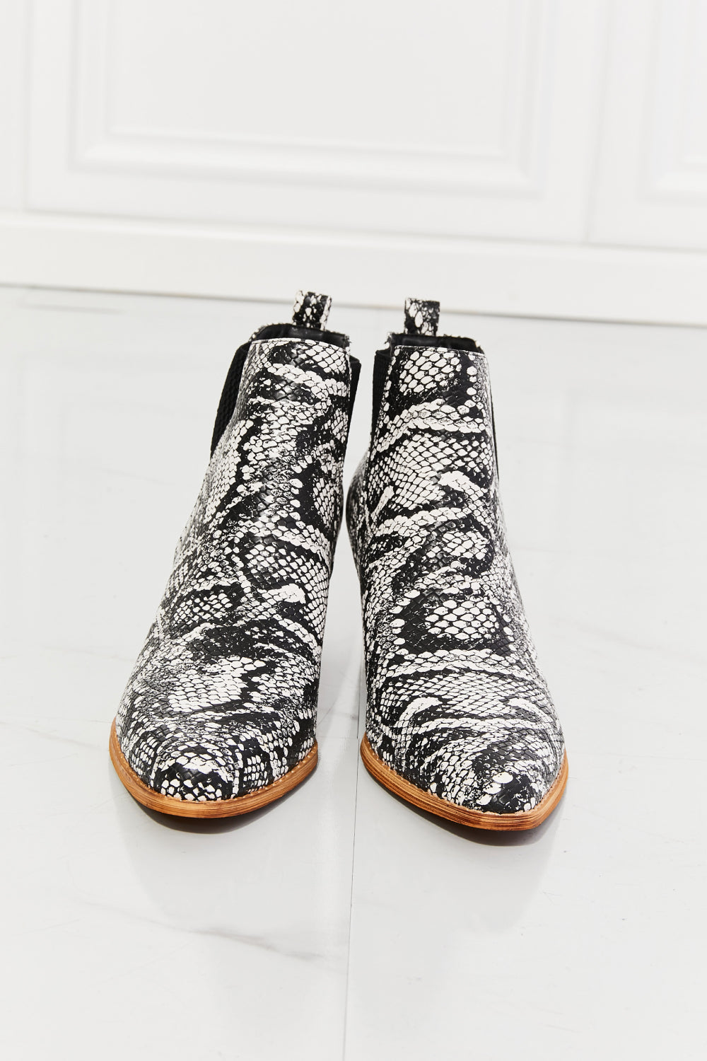 MMShoes Back At It Point Toe Bootie in Snakeskin - Premium  from Momma Done Gone Crafty- Just $54.99! Shop now at Momma Done Gone Crafty