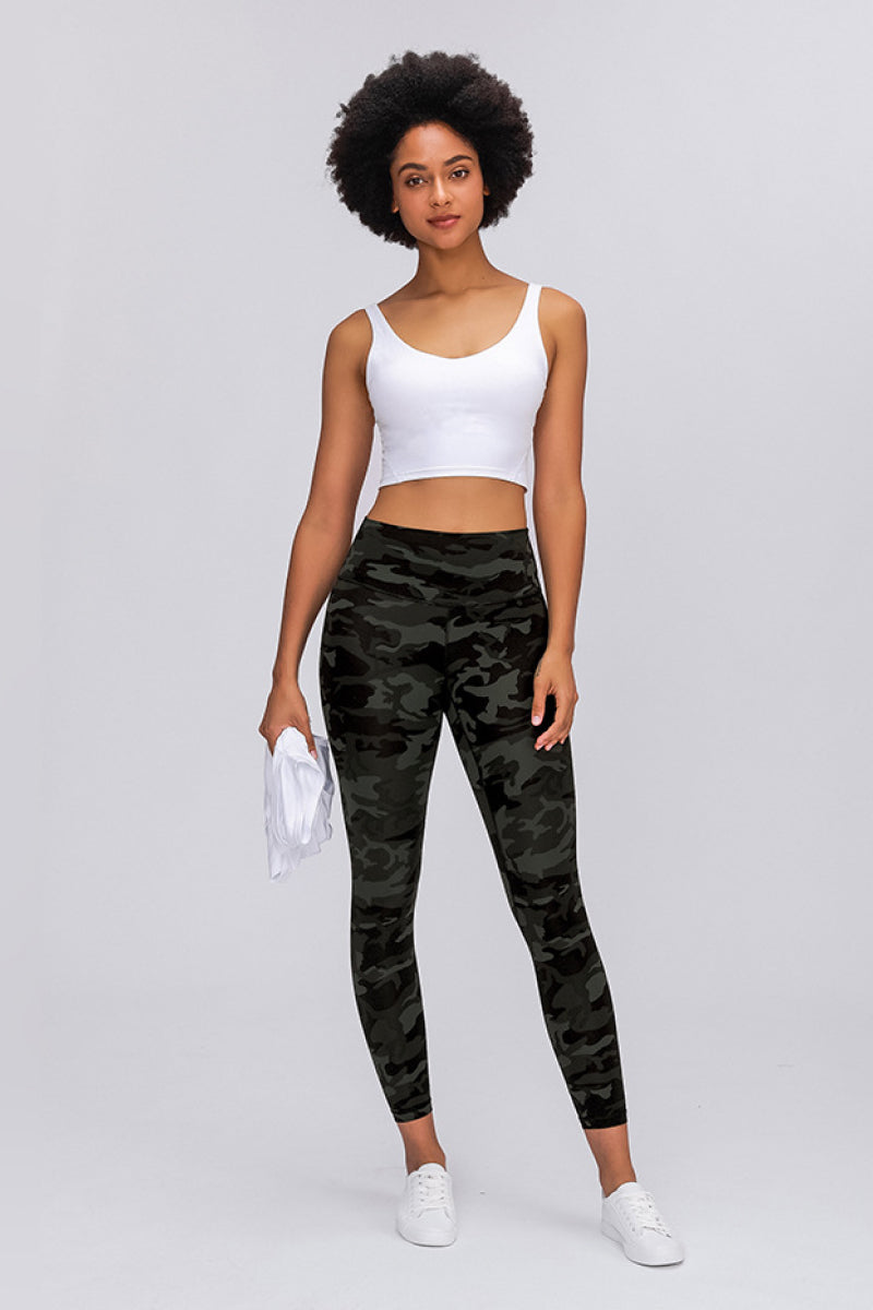 Wide Seamless Band Waist Sports Leggings - Premium  from Momma Done Gone Crafty- Just $38.99! Shop now at Momma Done Gone Crafty