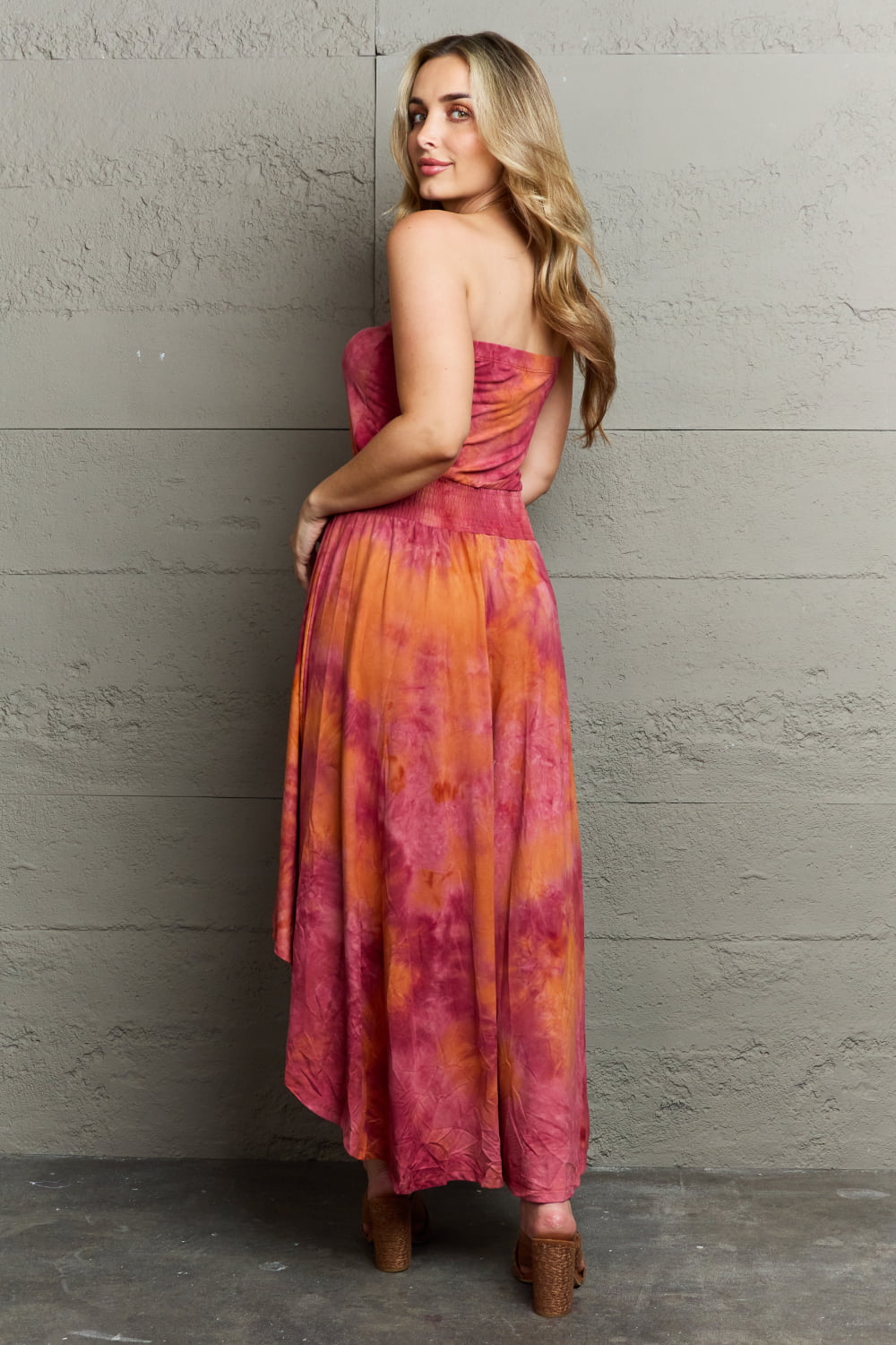 Ninexis In The Mix Sleeveless High Low Tie Dye Dress - Premium  from Momma Done Gone Crafty- Just $42.99! Shop now at Momma Done Gone Crafty