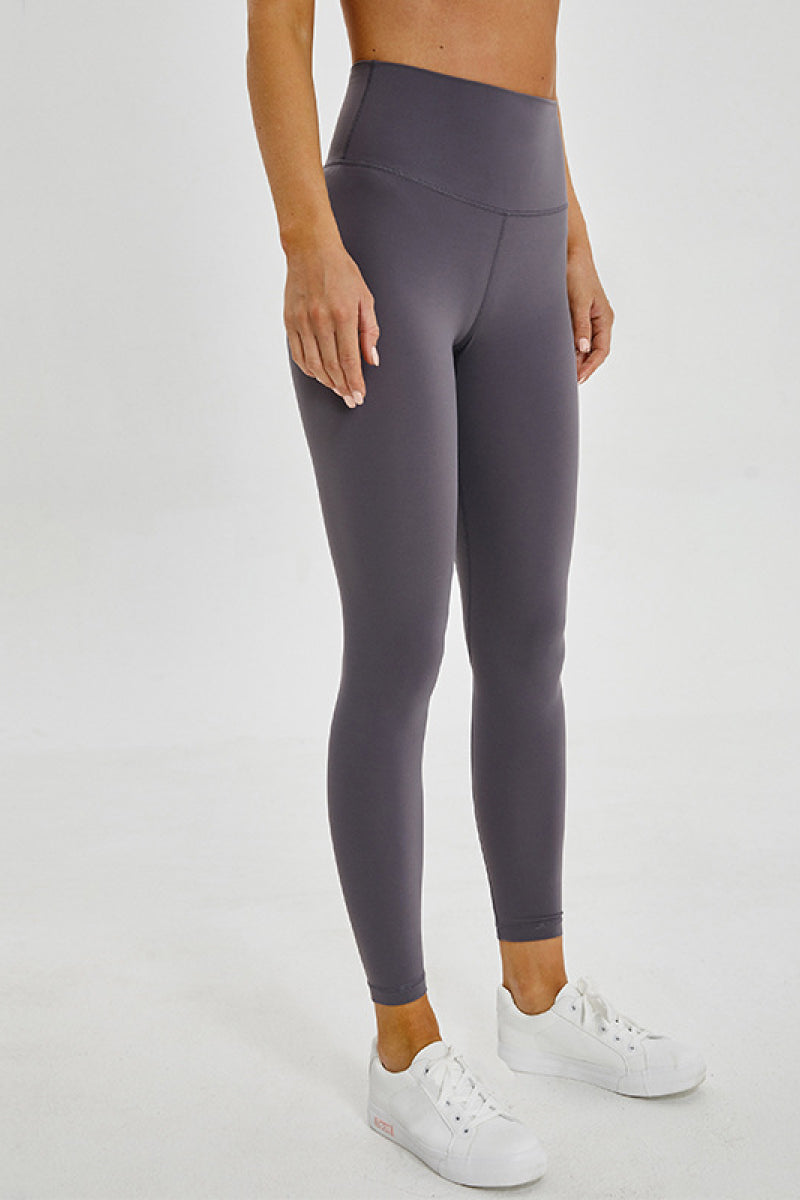 Wide Seamless Band Waist Sports Leggings - Premium  from Momma Done Gone Crafty- Just $38.99! Shop now at Momma Done Gone Crafty