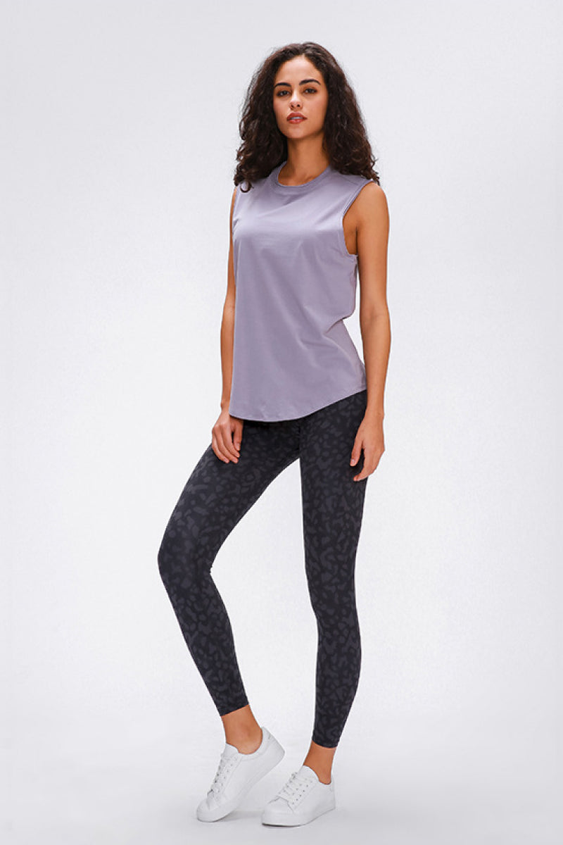 Wide Seamless Band Waist Sports Leggings - Premium  from Momma Done Gone Crafty- Just $55.99! Shop now at Momma Done Gone Crafty