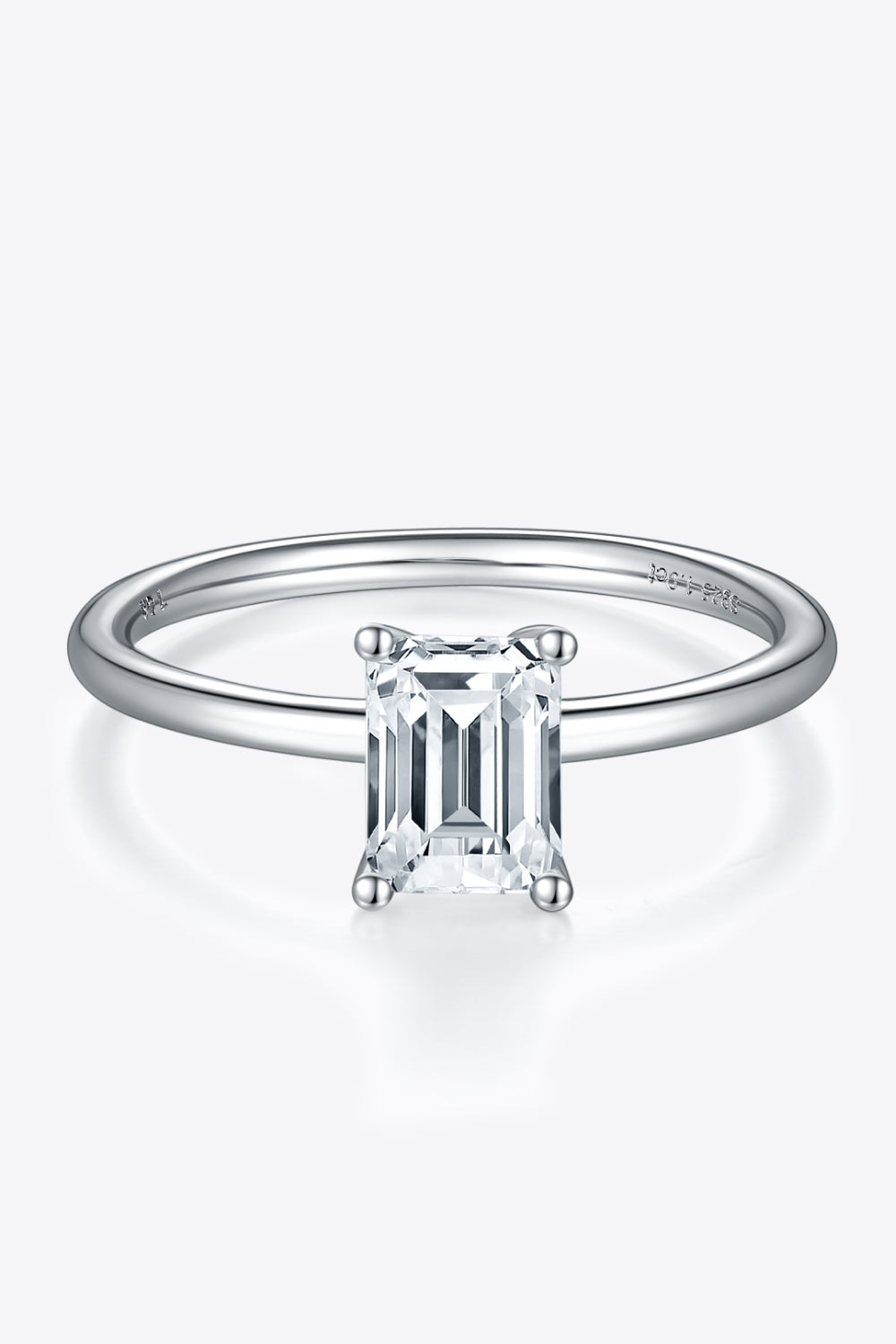 1 Carat Moissanite 925 Sterling Silver Solitaire Ring - Premium  from Momma Done Gone Crafty- Just $105.99! Shop now at Momma Done Gone Crafty