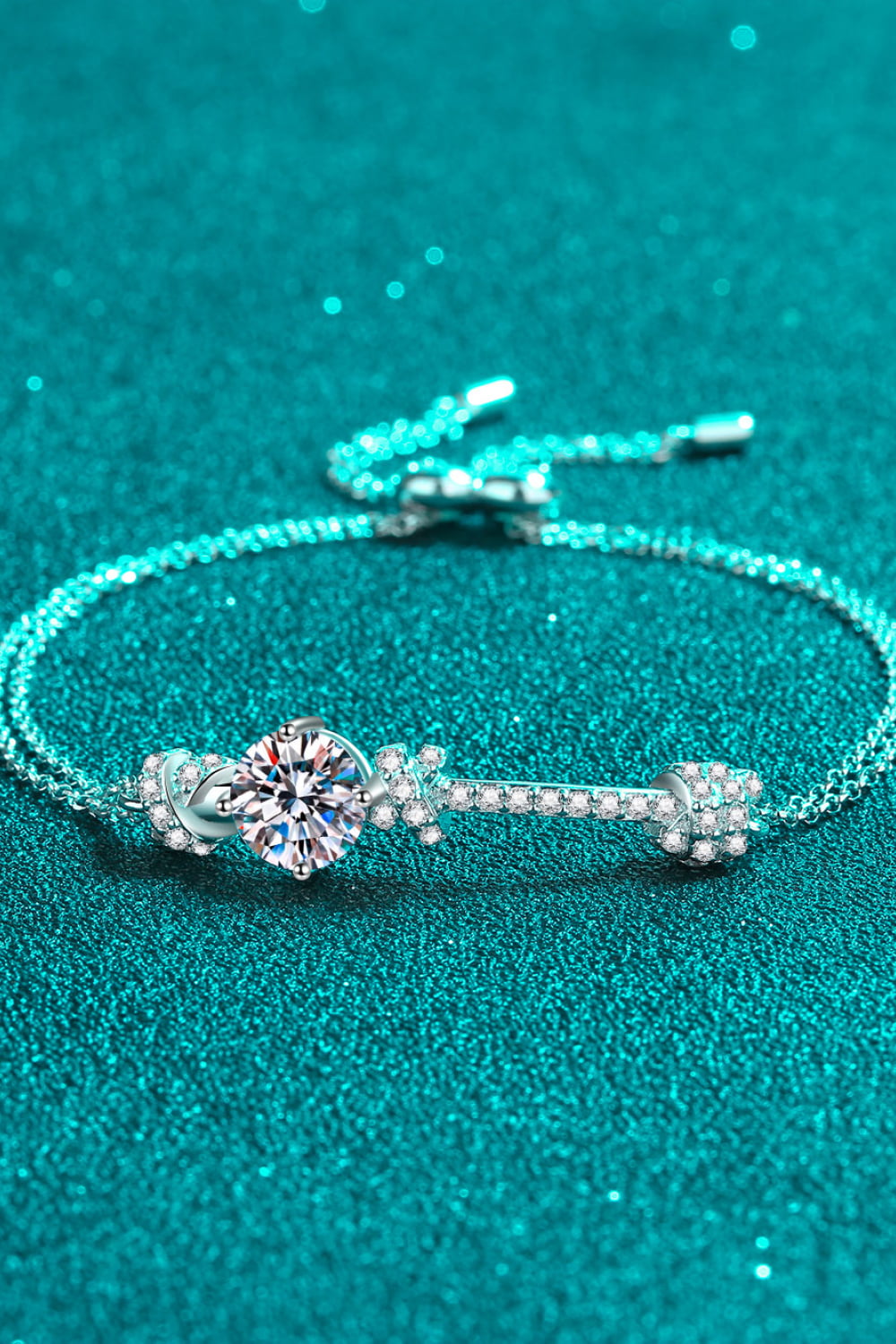 2 Carat Moissanite 925 Sterling Silver Bracelet - Premium  from Momma Done Gone Crafty- Just $109.99! Shop now at Momma Done Gone Crafty