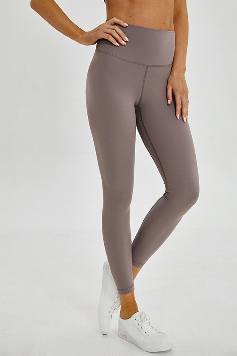 Wide Seamless Band Waist Sports Leggings - Premium  from Momma Done Gone Crafty- Just $38.99! Shop now at Momma Done Gone Crafty